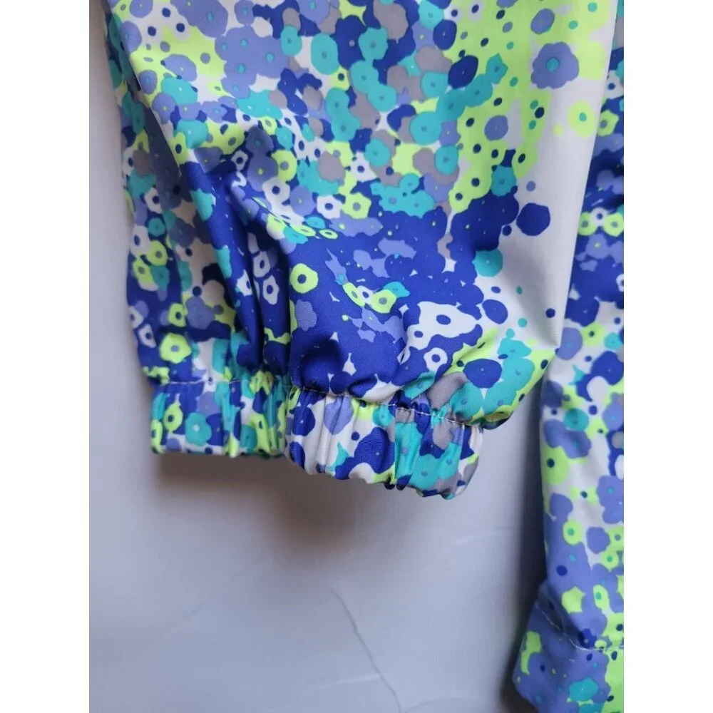 The North Face Multi Colored Hooded Lightweight Girl Jacket Size L Outer Wear - Picture 5 of 9